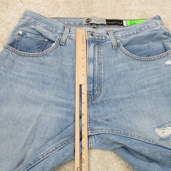 Levis Silvertab Jeans 'Womens 34 Blue Denim '94 Baggy Distressed 34x30 - Picture 7 of 16